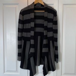 RXB Black and Gray Stripe Sweater Size L